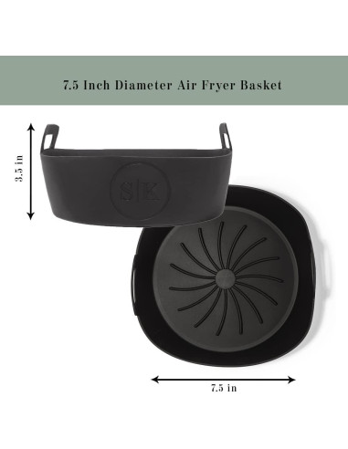 Forro Reutilizable de Silicona para Freidora de Aire The Silicone Kitchen 19 cm