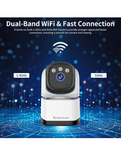 Cámara de Seguridad Interior VSTARCAM CS995Q-SP 4MP WiFi 360 2