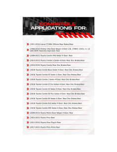 Kit de Freno Trasero R1 Concepts eLine para Lexus, Toyota 2