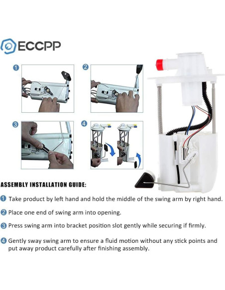 Bomba de Combustible Eléctrica ECCPP E8874M para Toyota Corolla