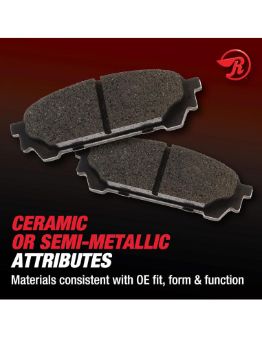 Juego de Pastillas de Freno Cerámicas Raybestos R-Line para Toyota