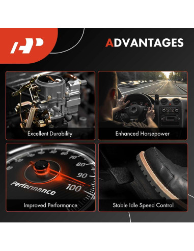 Carburador A-Premium 2 Barriles para Toyota 4Runner, Hilux, Celica