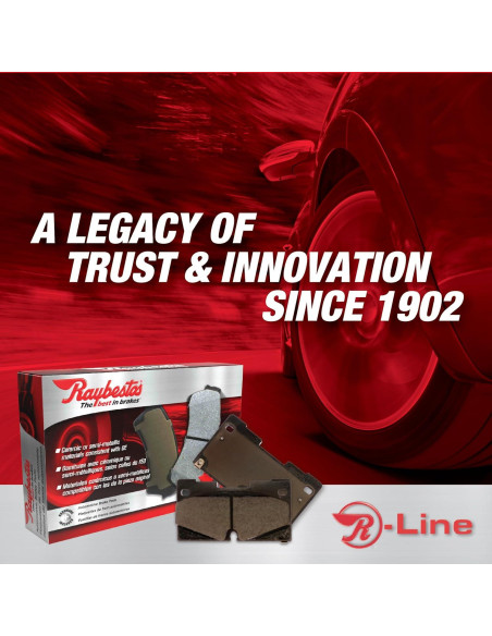 Juego de Pastillas de Freno Cerámicas Raybestos R-Line para Toyota
