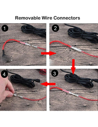 Kit de Cableado Duro USB Tipo C 3.2m para Cámara de Tablero