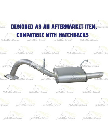 Silenciador de escape Northeastern para Toyota Yaris 1.5L 2006-2015