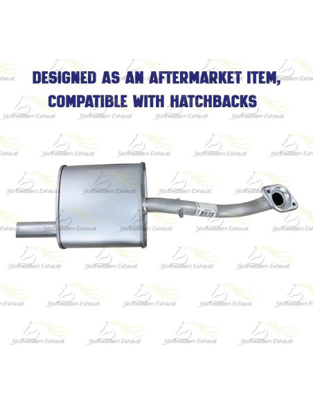 Silenciador de escape Northeastern para Toyota Yaris 1.5L 2006-2015