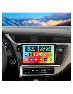 Estéreo de coche Android Inefala 8-Core 2GB 64GB para Toyota Corolla 2017-2018