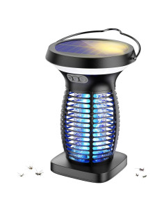 Zapper Solar de Insectos OnBeam 4200V Impermeable Negro