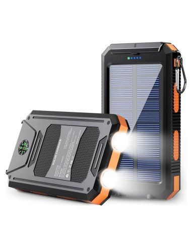 Banco de Energía Solar 36800mAh Anker Cargador Rápido USB-C