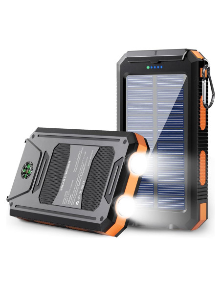 Banco de Energía Solar 36800mAh Anker Cargador Rápido USB-C Banco de Energía Solar 36800mAh Anker Cargador Rápido USB-C