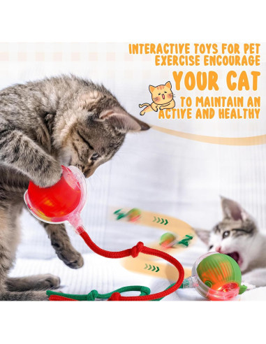 Paquete de 6 Juguetes Interactivos para Gatos WinnerWhy