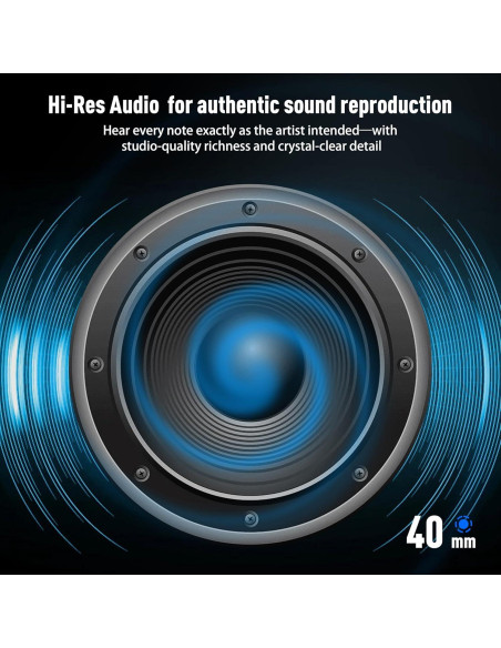 Auriculares Inalámbricos Riwbox AC2 con Cancelación de Ruido 60H Auriculares Inalámbricos Riwbox AC2 con Cancelación de Ruido 60H