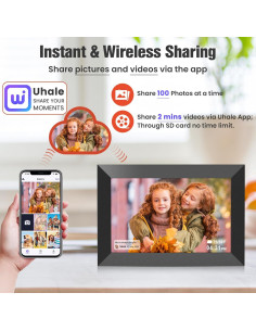 Marco Digital BIGASUO 10.1" WiFi Pantalla Táctil HD 32GB 2