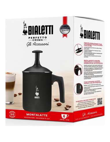 Espumador de Leche Bialetti Tutto Crema 1L Negro
