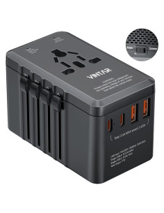 Convertidor de Voltaje 220V a 110V VINTAR 2000W con 4 USB