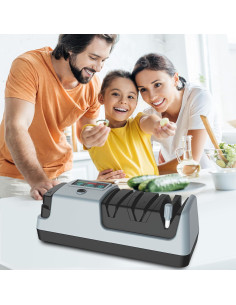 Afilador de cuchillos eléctrico 5 en 1 YOORLEAY con 3 velocidades 2