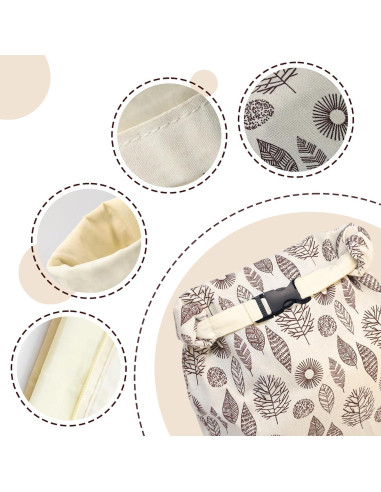 Bolsas de Pan Reutilizables OHIYO 33x43 cm Cera de Abeja (2 Pcs)