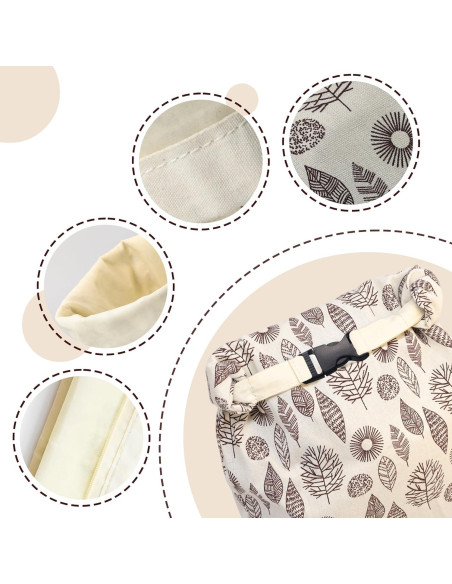 Bolsas de Pan Reutilizables OHIYO 33x43 cm Cera de Abeja (2 Pcs)