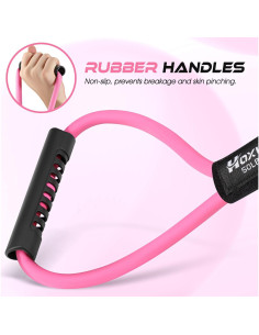 Banda de Resistencia Figura 8 HOXWC para Ejercicio y Yoga 2