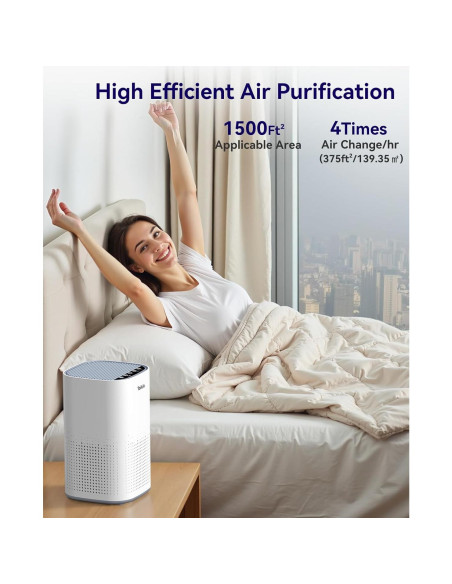 Purificador de Aire HEPA Tailulu AP100 para Habitaciones Grandes Purificador de Aire HEPA Tailulu AP100 para Habitaciones Grandes