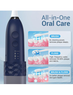 Cepillo de dientes eléctrico 2 en 1 MarchPower XY10 con irrigador 2