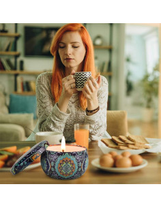 Juego de Velas Aromáticas LAJDL - 12 Fragancias de Soja 2