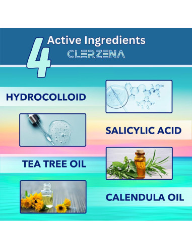 Parches para Granitos Estrella Clerzena - 240 Parches Acné