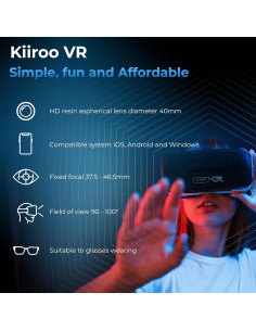 Auricular VR Kiiroo para Smartphone 5.5"-7.2" HD Ajustable 2