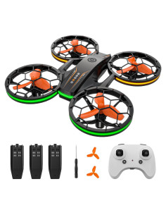 Dron RC Epstur con Hover Automático y 3 Baterías LED