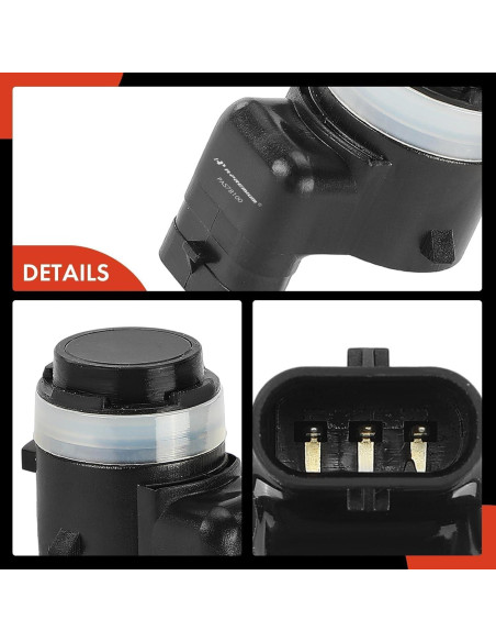 Sensor de Estacionamiento A-Premium 4 Piezas para Ram, Jeep, Dodge