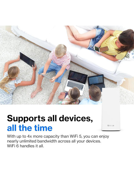 Router de Malla WiFi 6 Linksys Atlas MX2000 Doble Banda 3.0Gbps