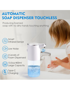 Dispensador Automático de Jabón Espumoso XINKORA 400ml 2