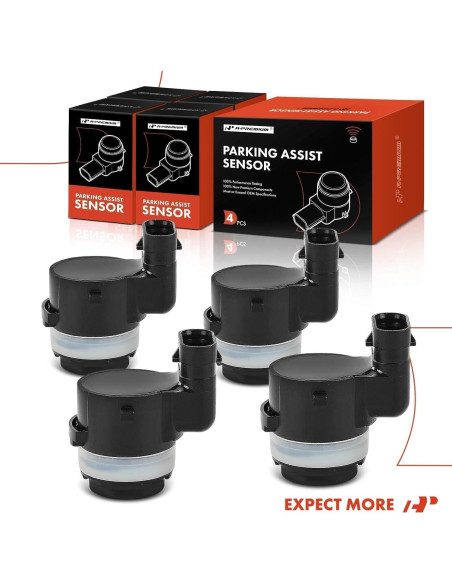 Sensor de Estacionamiento A-Premium 4 Piezas para Ram, Jeep, Dodge