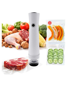 Sellador al Vacío Portátil PEAKCLOUDS VS202501 + 10 Bolsas