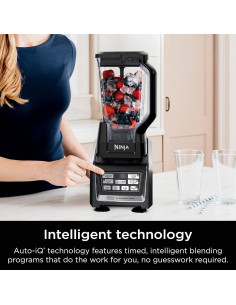 Licuadora Ninja BL642 1200W con Jarra 2.1L y Tazas 18-32oz 2