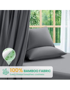 Sábanas Queen SONORO KATE 100% Viscosa Bambú Transpirables 2