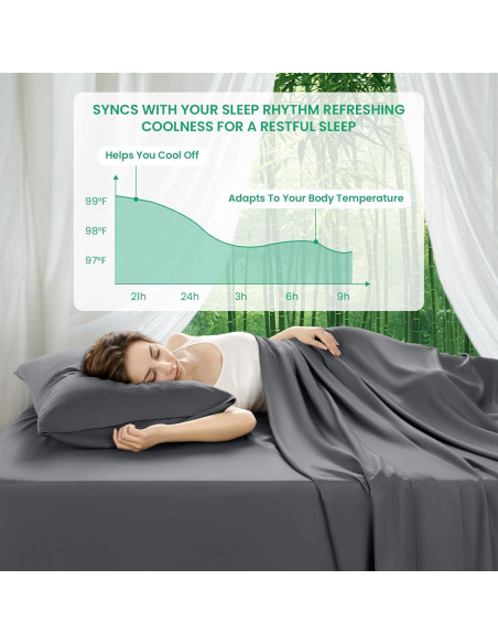 Sábanas Queen SONORO KATE 100% Viscosa Bambú Transpirables