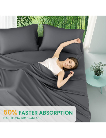 Sábanas Queen SONORO KATE 100% Viscosa Bambú Transpirables