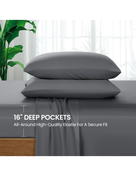 Sábanas Queen SONORO KATE 100% Viscosa Bambú Transpirables