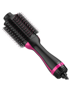 Cepillo Secador de Cabello 4 en 1 Zhuhai SY-BD08 Negro Rosa