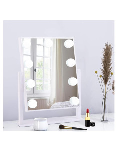 Espejo de Maquillaje Iluminado BWLLNI 30.48x35.56 cm LED 3 Colores