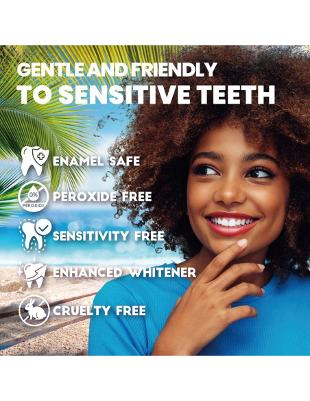 Tiras de Blanqueamiento Dental Waving Palms 42 Unidades Menta