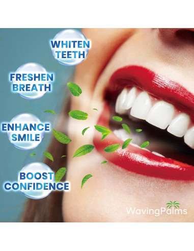 Tiras de Blanqueamiento Dental Waving Palms 42 Unidades Menta