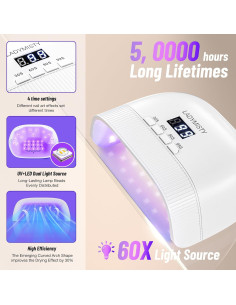 Lámpara UV para Uñas LadyMisty L5 - Secado Rápido 30 Perlas 2