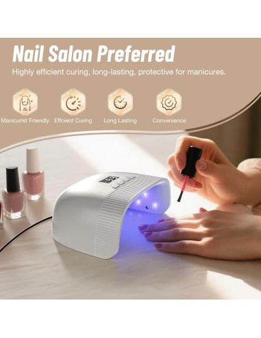 Lámpara UV para Uñas LadyMisty L5 - Secado Rápido 30 Perlas