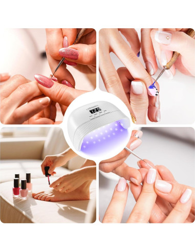 Lámpara UV para Uñas LadyMisty L5 - Secado Rápido 30 Perlas