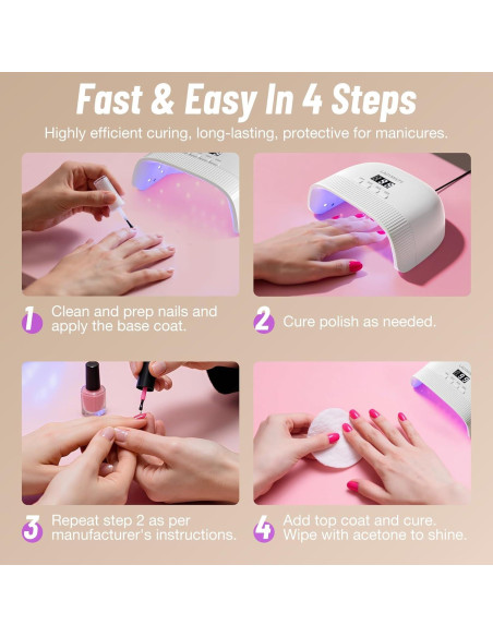 Lámpara UV para Uñas LadyMisty L5 - Secado Rápido 30 Perlas