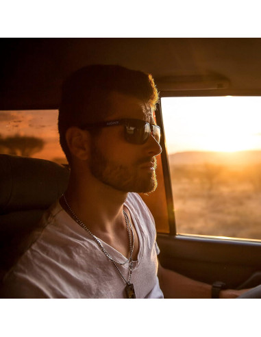 Gafas de sol polarizadas KUGUAOK unisex UV protección mate