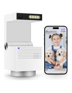 Cámara de Seguridad Psync Genie S 2.7K HD 32GB Zoom 6X