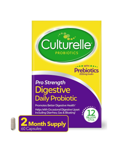 Culturelle Pro Strength Probióticos 60 Cápsulas Digestivas